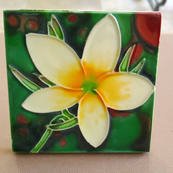 Handmade Ceramic tile - Picture 1 of 2